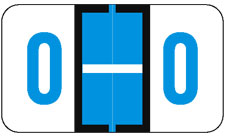 JETER Alphabetic Label - 5100 Series Pack/225 O - Blue