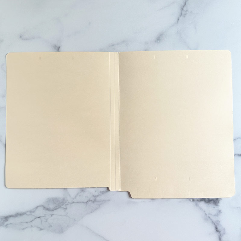 87S101 - Barkley Compatible End Tab Folder - 14 Pt. Manila - Single Ply Tab - Letter Size - Interior - FilingSupplies.com