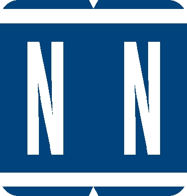 Tabbies 61334 - GBS/VRE 8848/8850 COMPATIBLE ALPHA 61320 LABEL SERIES, 1-15/16" ALPHA LABEL 'N', BLUE, 1-5/16"H x 1-1/4"W, 200/PACK