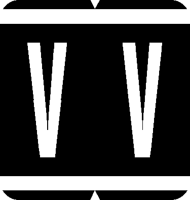 Tabbies 61342 - GBS/VRE 8848/8850 COMPATIBLE ALPHA 61320 LABEL SERIES, 1-15/16" ALPHA LABEL 'V', BLACK, 1-5/16"H x 1-1/4"W, 200/PACK