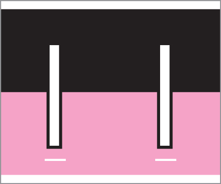 Tabbies 139-I - KARDEX PSF-139 COMPATIBLE ALPHA LABEL SERIES, 1-1/4" ALPHA LABELS 'I', BLACK/PINK, 1-1/2"H x 1-1/4"W, 500/ROLL