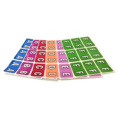 PMA Alpha Label 3900 Series Complete Set A-Z + Mc - 1 Pack of 225 of Each Letter