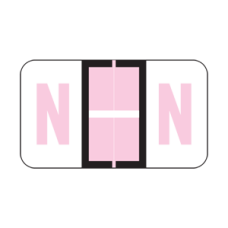 POS 3400 Series (Sheets) - Letter N - Lilac - 15/16" H x 1-5/8" W - 225/Pack