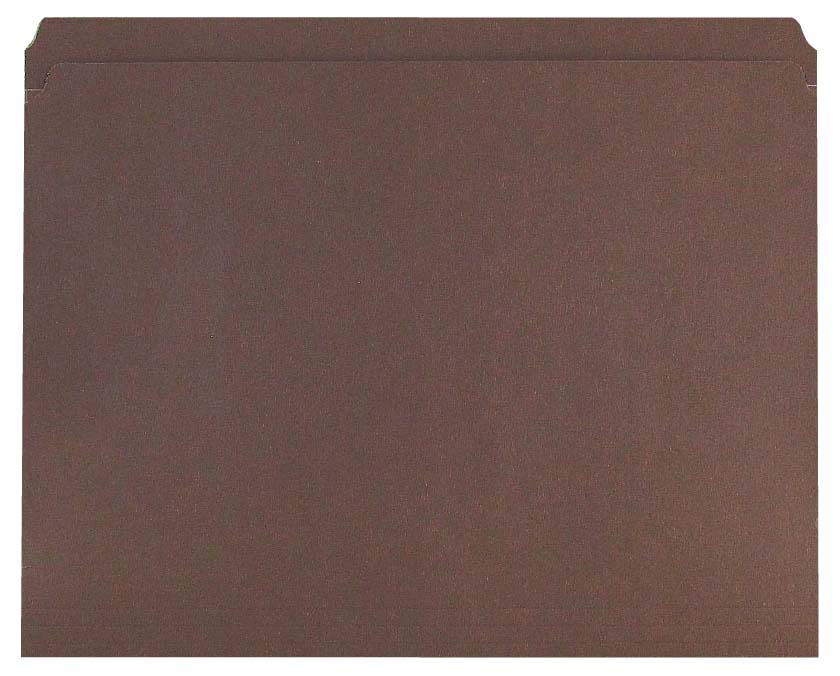 Brown Top Tab Folder - Smead Compatible - 11Pt. Top Tab Full Cut - Reinforced Tab- Letter Size - 100/Box