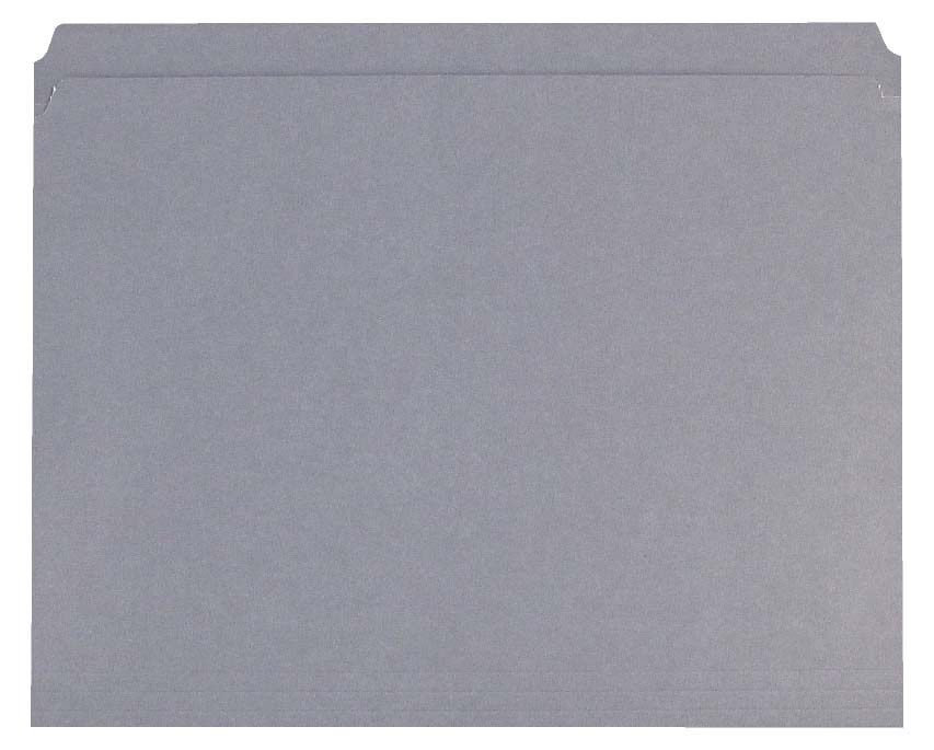 Gray Top Tab Folder - Smead Compatible - 11Pt. Top Tab Reinforced Full Cut - Bonded Fasteners 1&3 - Letter Size -50/Box