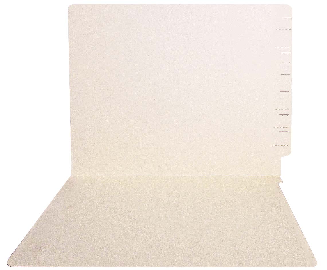 Jeter Compatible End-Tab Folder - 11Pt. Manila End-Tab Letter Full Cut - Reinforced Tab - 100/BX