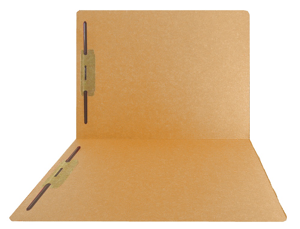 Top-Tab Folder - Smead Compatible - 11Pt. Top Tab Letter Full Cut - Goldenrod- Bonded Fasteners 1&3- Reinforced Tab - 50/BX