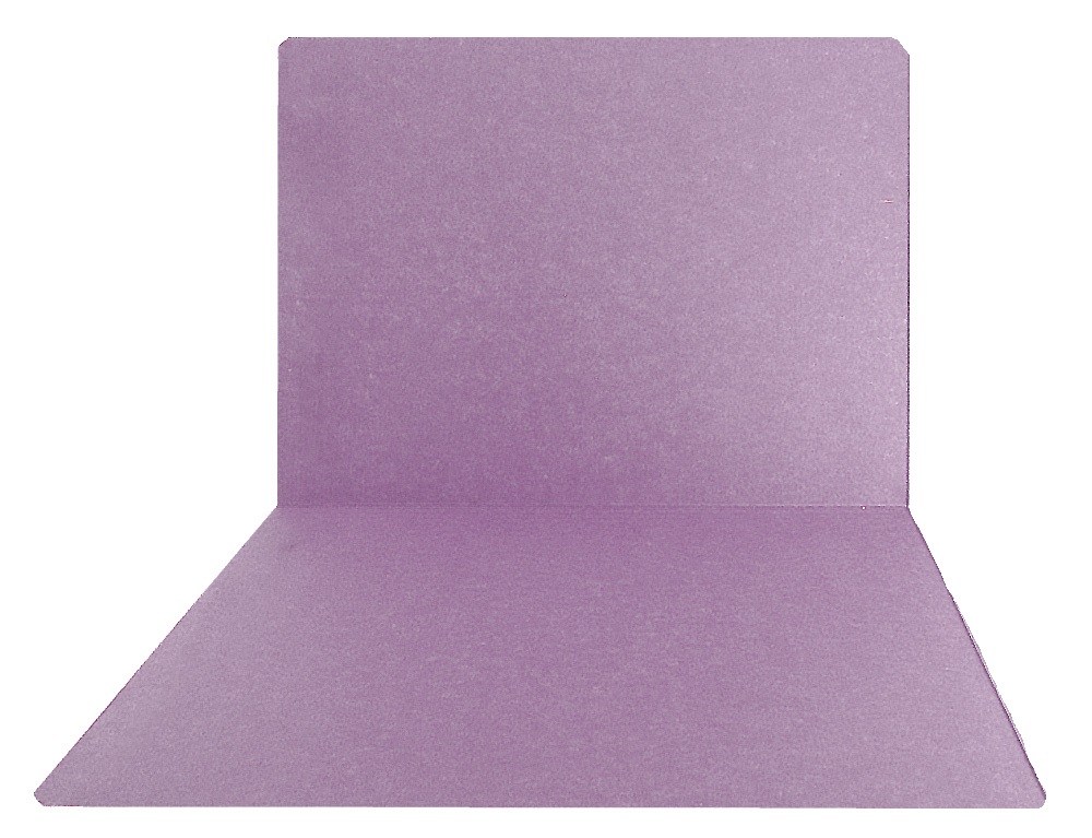 Top-Tab Folder - Smead Compatible - 11Pt. Top Tab Letter Full Cut - Lavender- 100/BX