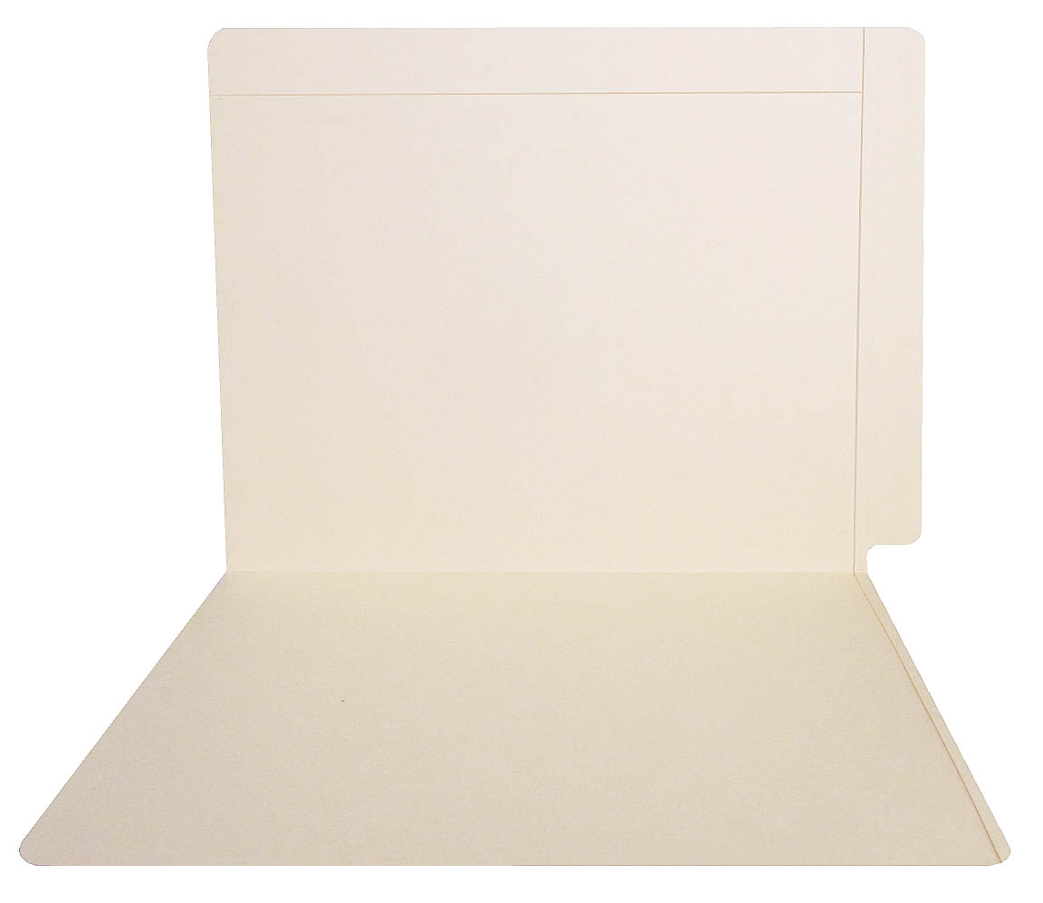 ACME Compatible Folders - 14Pt. Manila End-Tab Letter Full Cut Reinforced Top and Side Tab - 50/BX