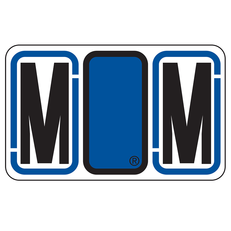 Jeter Series 7700 Labels - Letter  "M" - Blue -  24/SHEET - 240 Labels Total