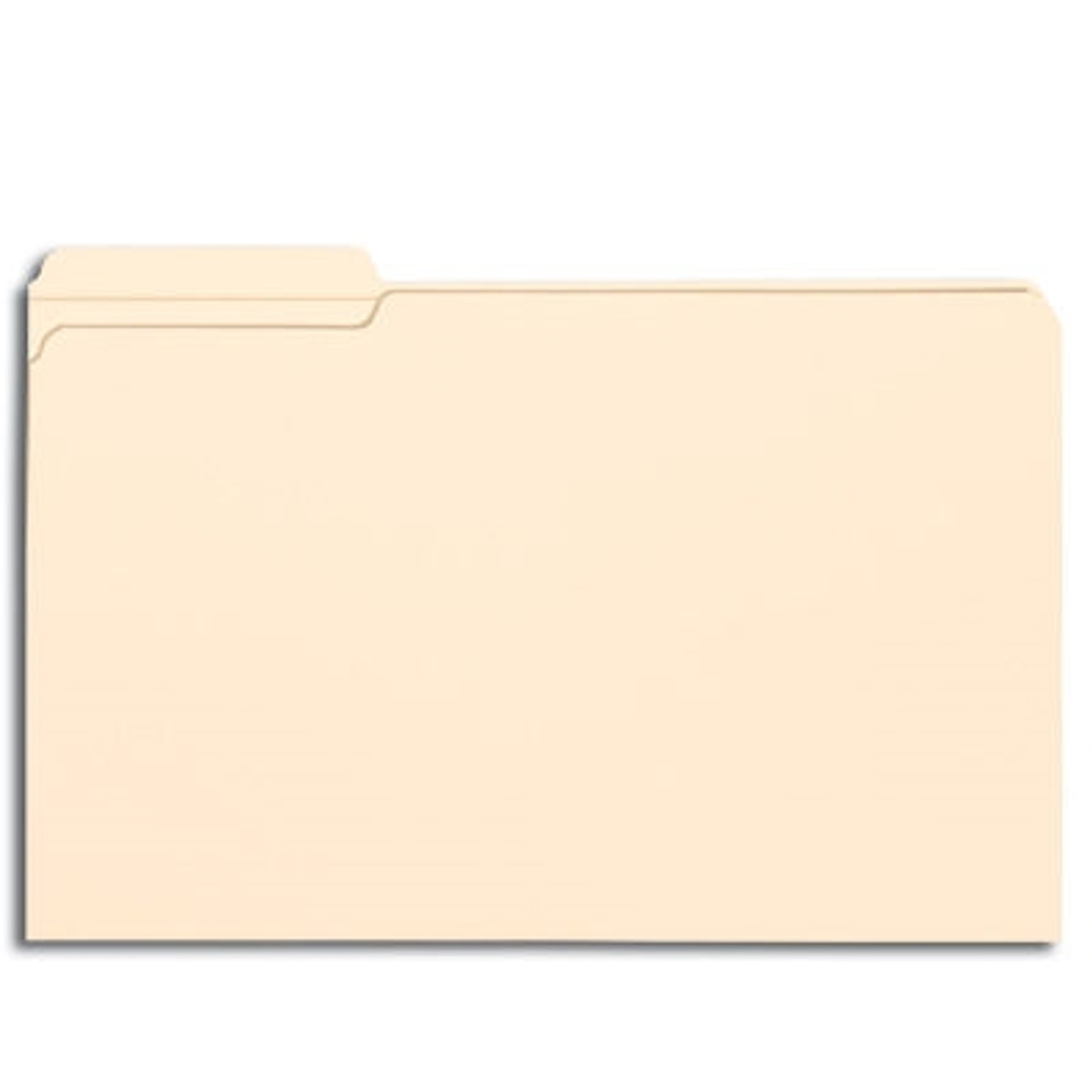 Special Smead 15335 11pt manila Top Tab Legal Size - 1/3 cut - Left position only. 2" embedded fastener in pos 1. Increments of 100