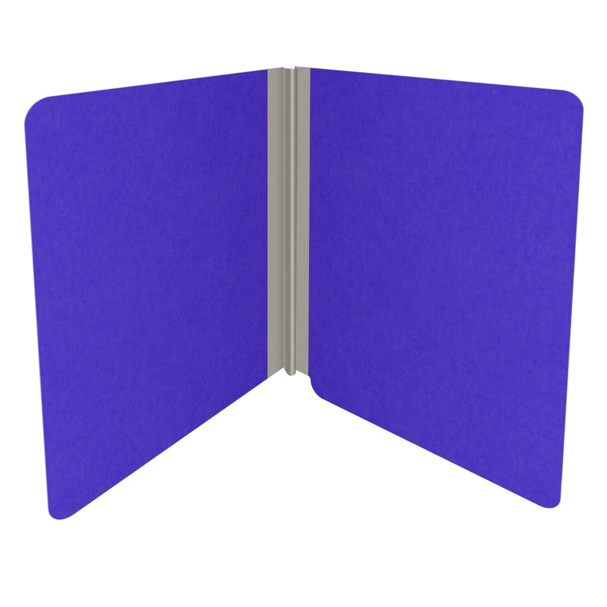 Purple letter size end tab classification folder with 2" gray tyvek expansion. 18 pt. paper stock. Packaged 25/125.