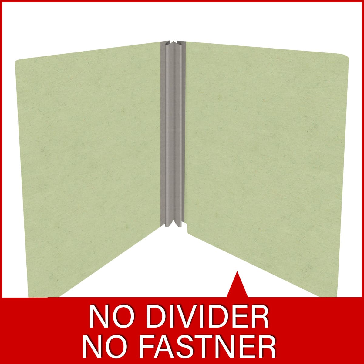 Peridot green letter size end tab classification folder with 2" dark green tyvek expansion. 25 pt type 3 pressboard stock. Packaged 25/125.