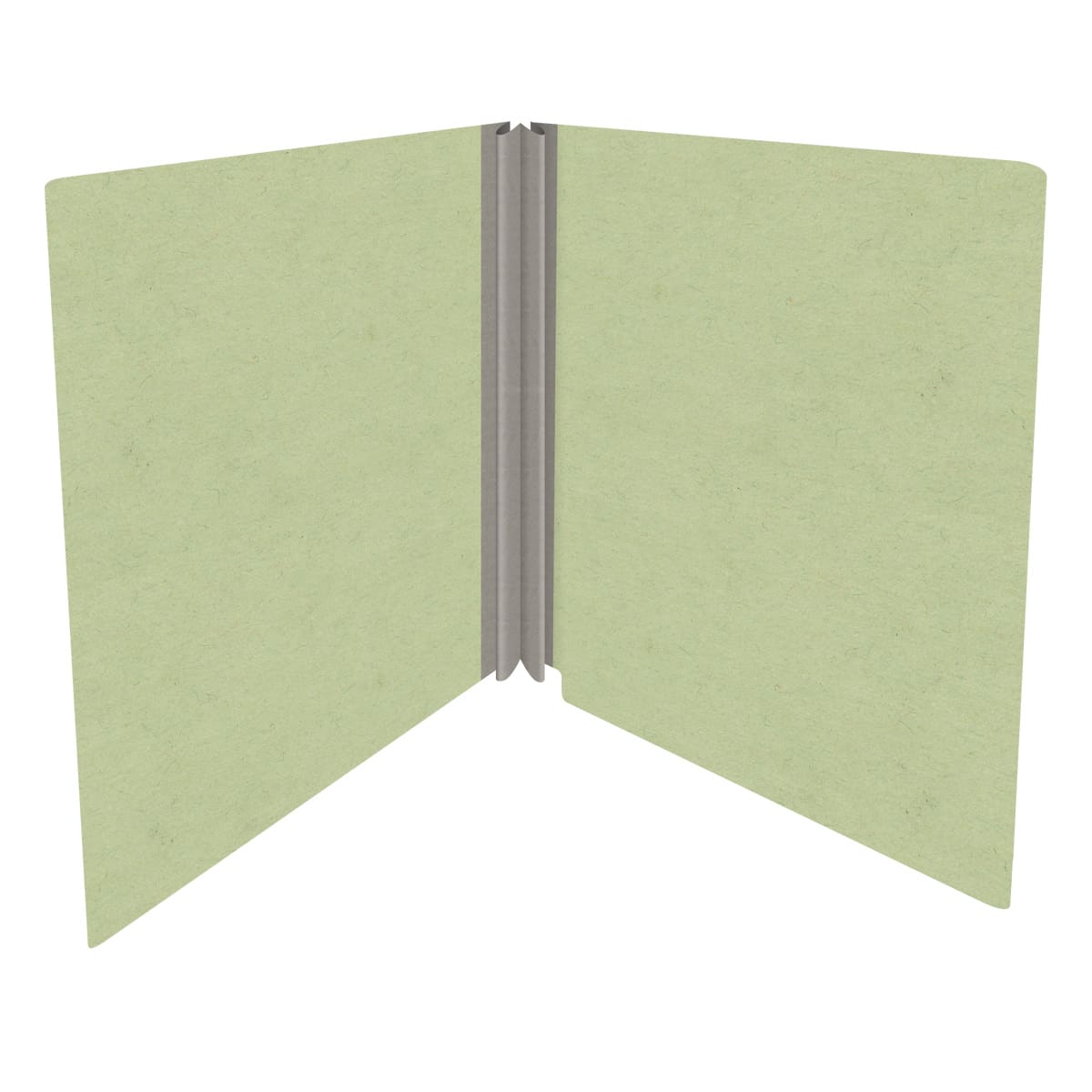 Peridot green letter size end tab classification folder with 2" dark green tyvek expansion. 25 pt type 3 pressboard stock. Packaged 25/125.