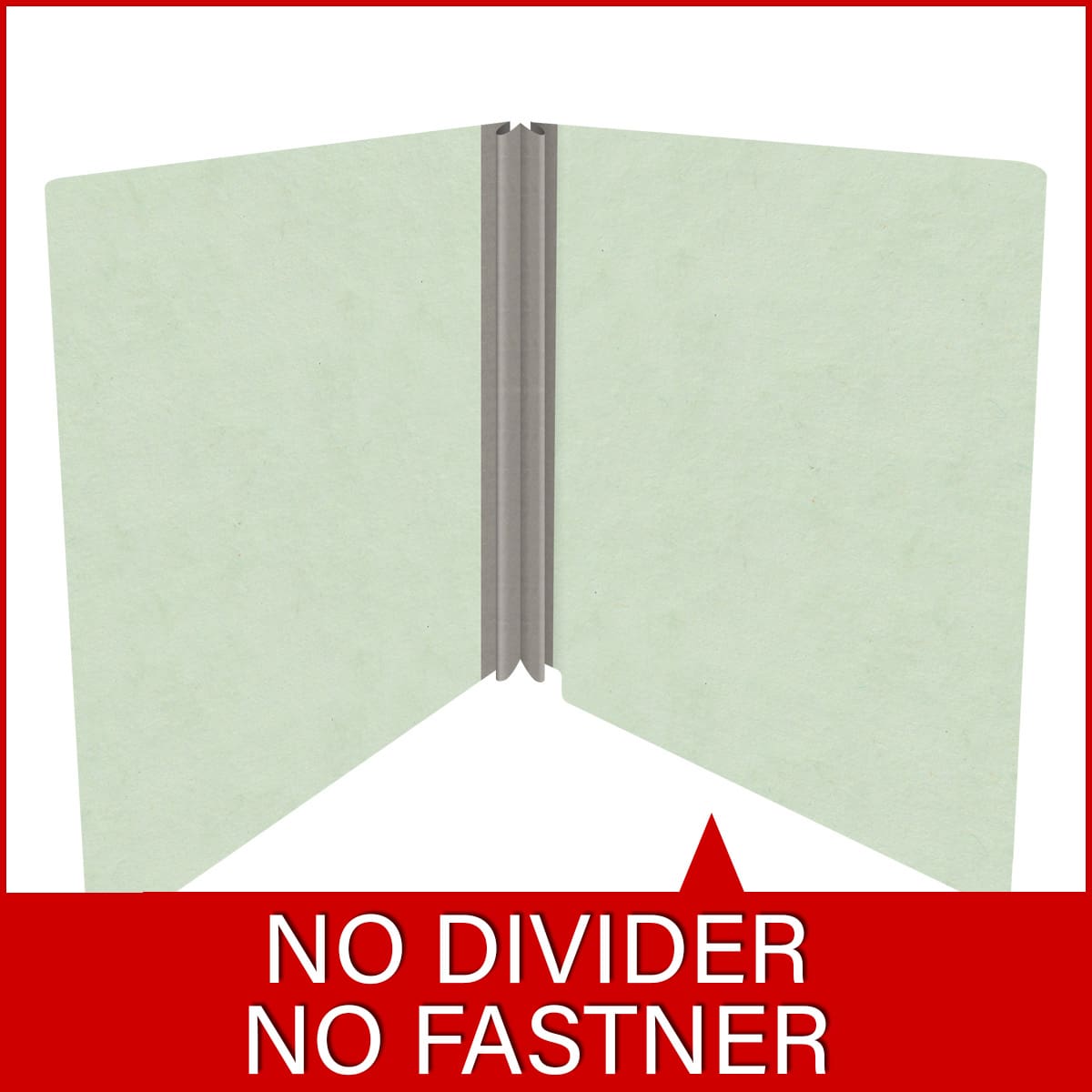 Pale green letter size end tab classification folder with 2" gray tyvek expansion. 25 pt type 3 pressboard stock. Packaged 25/125.