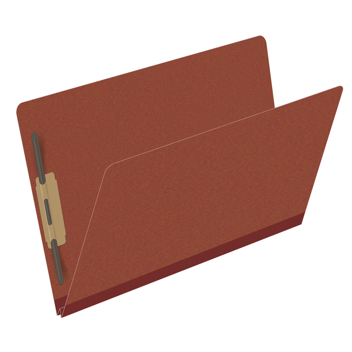 Dark Red Legal Size End Tab Classification Folder With DV-S52-02-3ARD