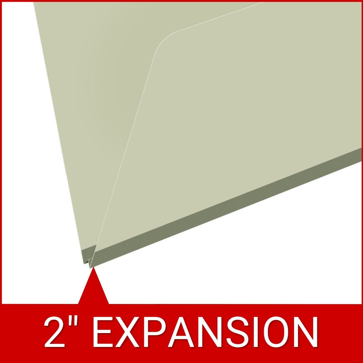 Green letter size top tab classification folder with 2" gray tyvek expansion. 25 pt type 3 pressboard stock. Packaged 25/125.