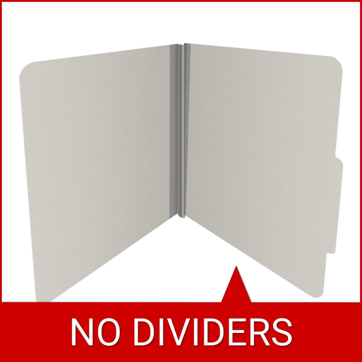 Grey letter size top tab classification folder with 2" gray tyvek expansion. 25 pt type 3 pressboard stock. Packaged 25/125.