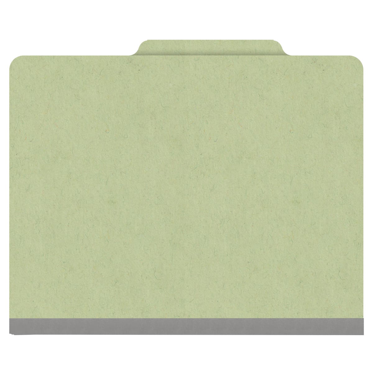 Peridot green letter size top tab classification folder with 2" dark green tyvek expansion. 25 pt type 3 pressboard stock. Packaged 25/125.