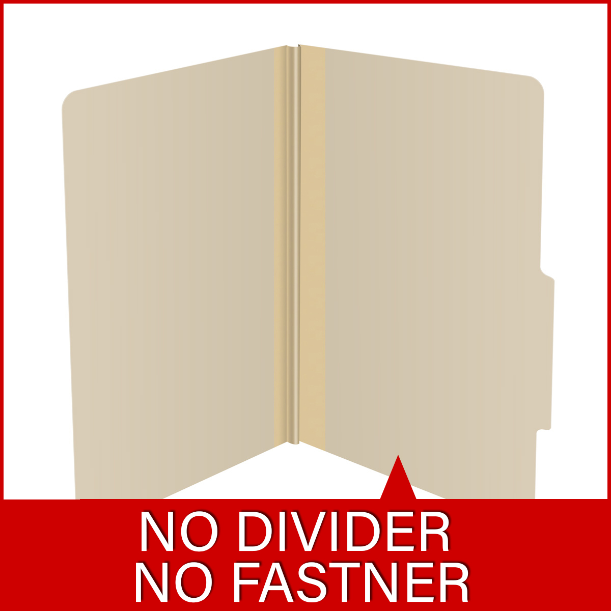 Manila legal size top tab classification folder with reinforced end tab and 2" gray tyvek expansion. 18 pt manila stock. Packaged 25/125.