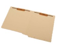 Manila letter size reinforced top and end tab folder with 2" bonded fastener on inside front and inside back. 14 pt manila stock, 50/Box