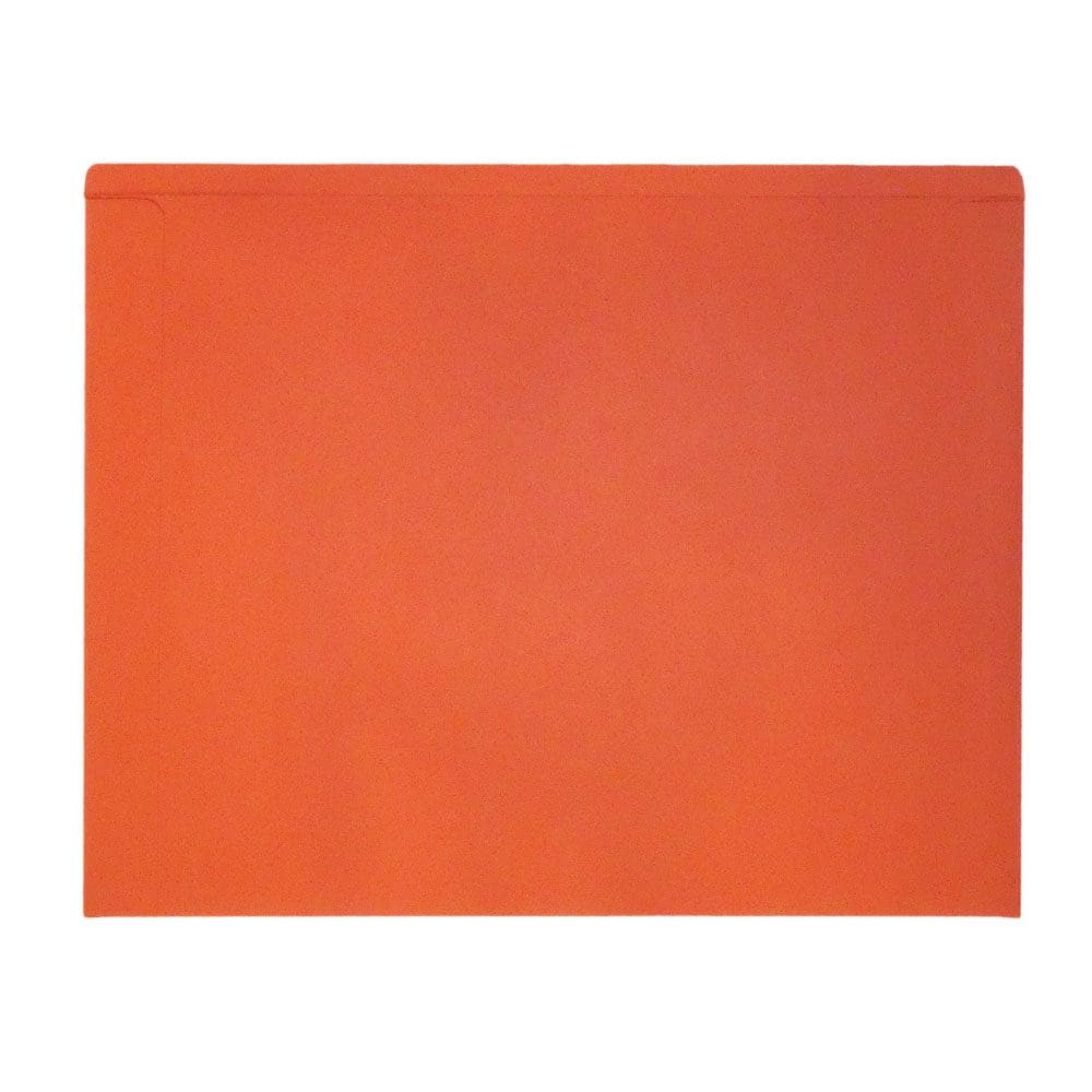 Orange letter size auto dealer jacket. 11 pt orange stock, 100/Box