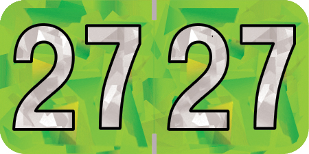 2027 Lime Year Labels - 3/4" Inch, 500 Labels