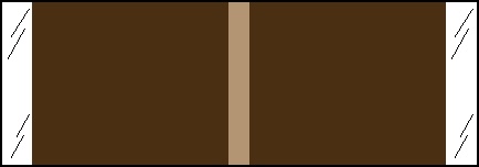 Designator Labels Col'R'Tab 1/2" Kardex Compatible BROWN - 1000/Roll