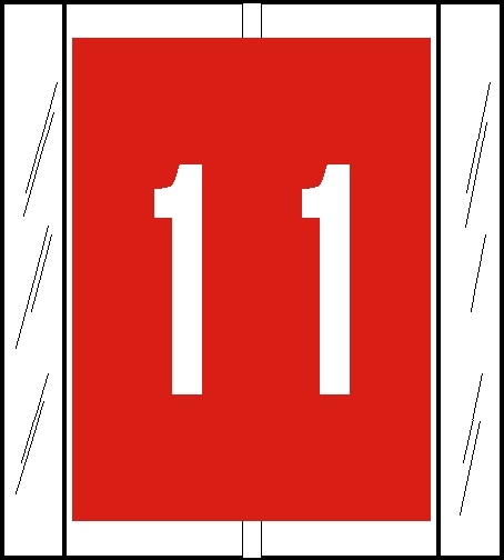 0-9 Labels Col'R'Tab '#1 PINK
1-2/3" (Acme Visible Compatible) - 500/Roll