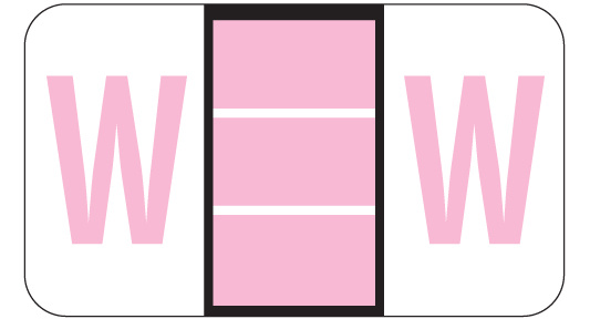A-Z Labels POS Laminated Compatible 15/16" 'W' LILAC - 500/Roll