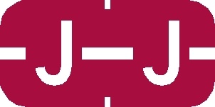 A-Z Labels Tab Compatible 1/2" 'J' RED - 500/Roll