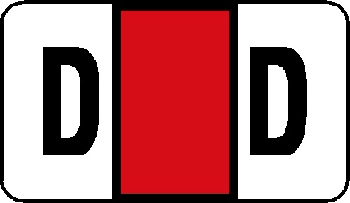 A-Z Labels POS Compatible 15/16" 'D' RED - 240/Pkg