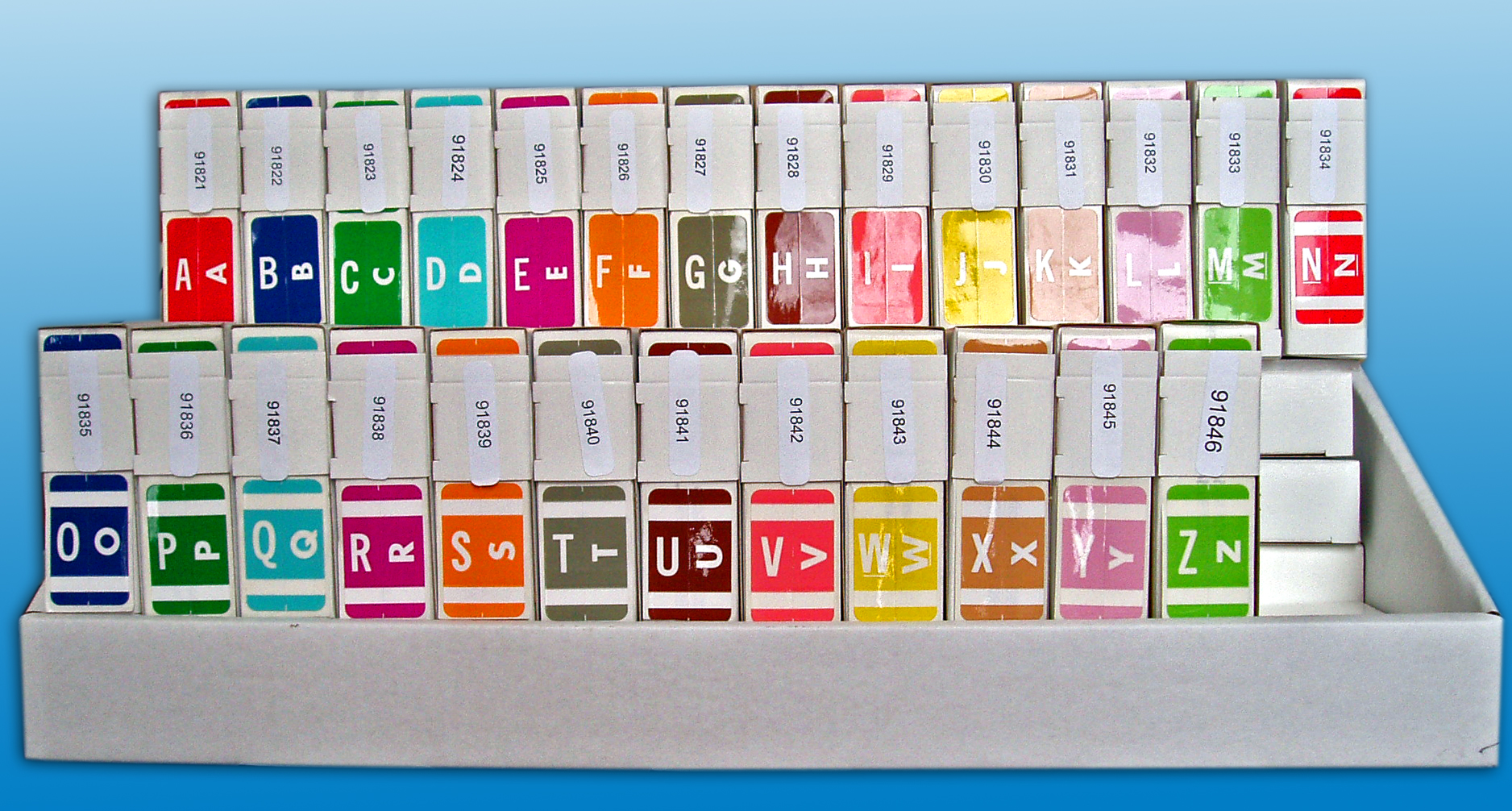 A-Z Labels Smead Compatible 1-5/8" Roll Unit 91820 Series 
26 Rolls/Unit - 1 Unit