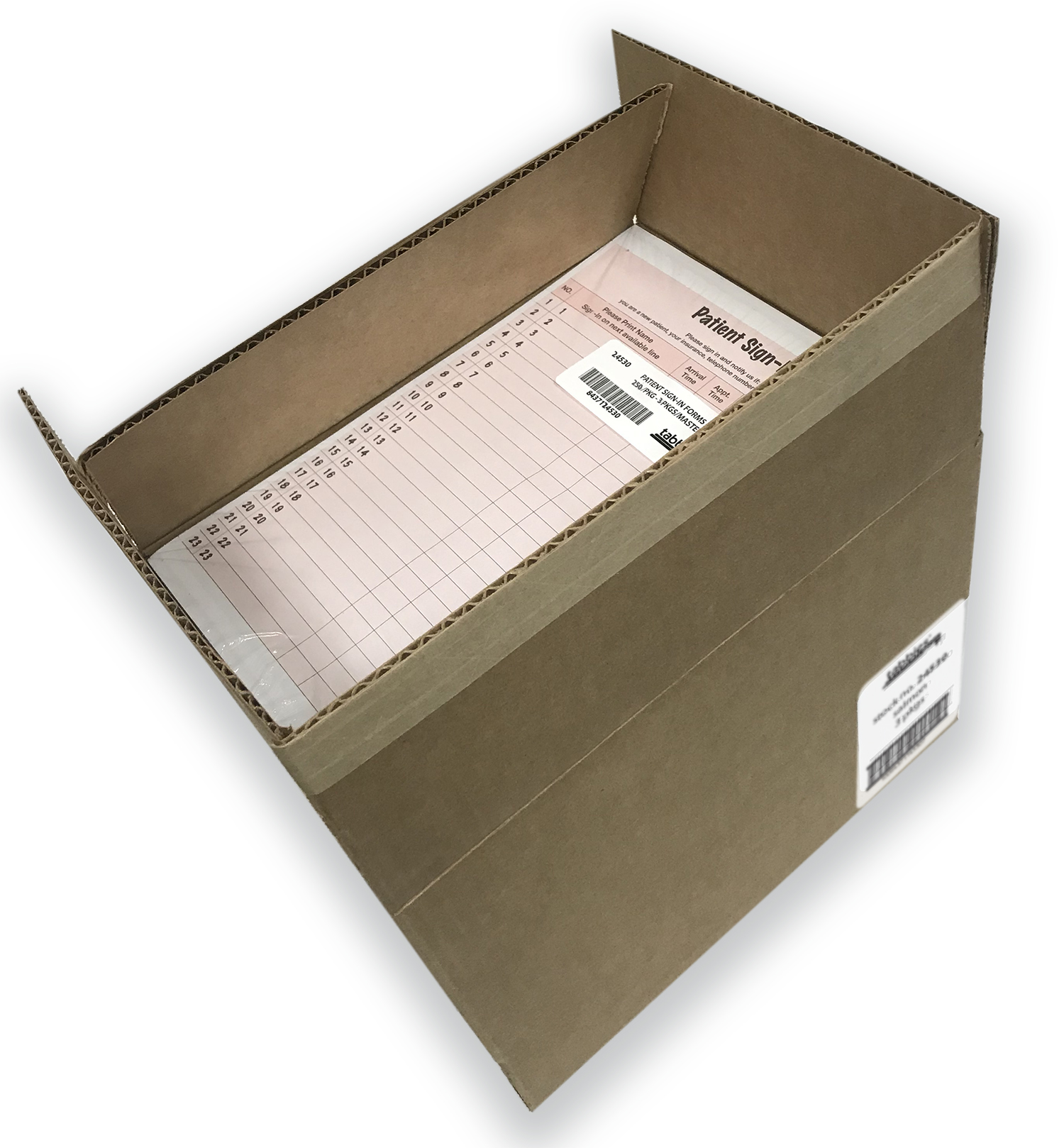 Patient Sign-In Label Forms - SALMON