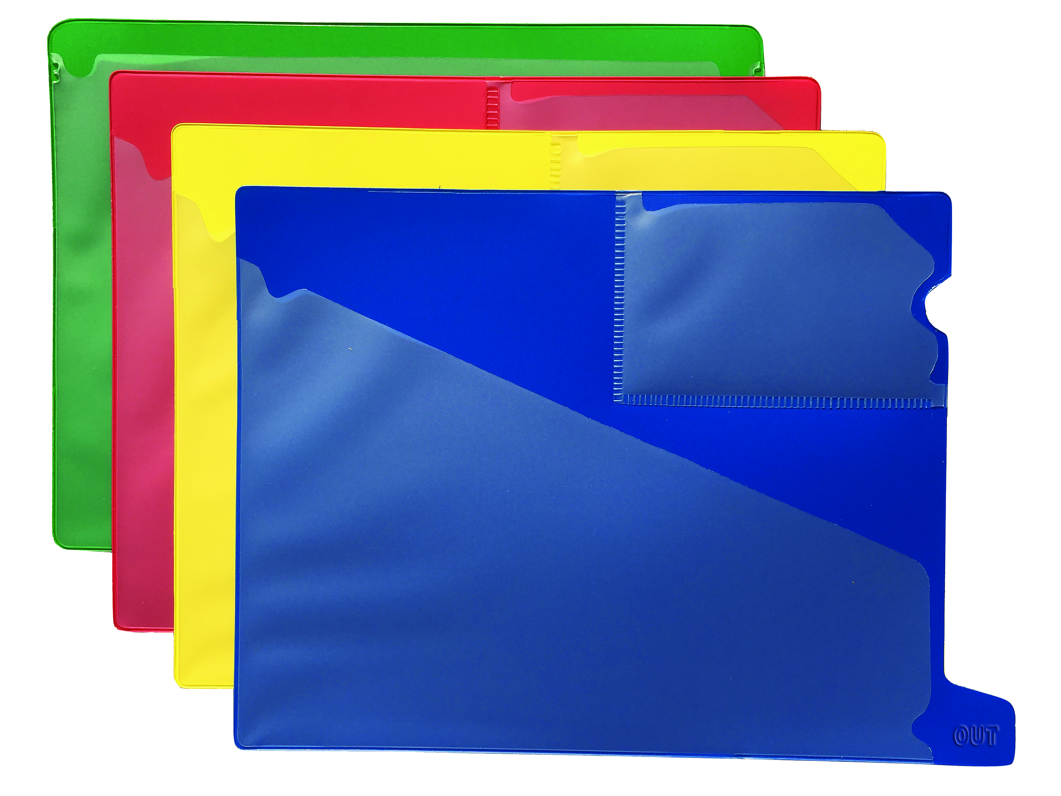 Bottom Tab Letter Shelf Outguides - 10 / Pkg