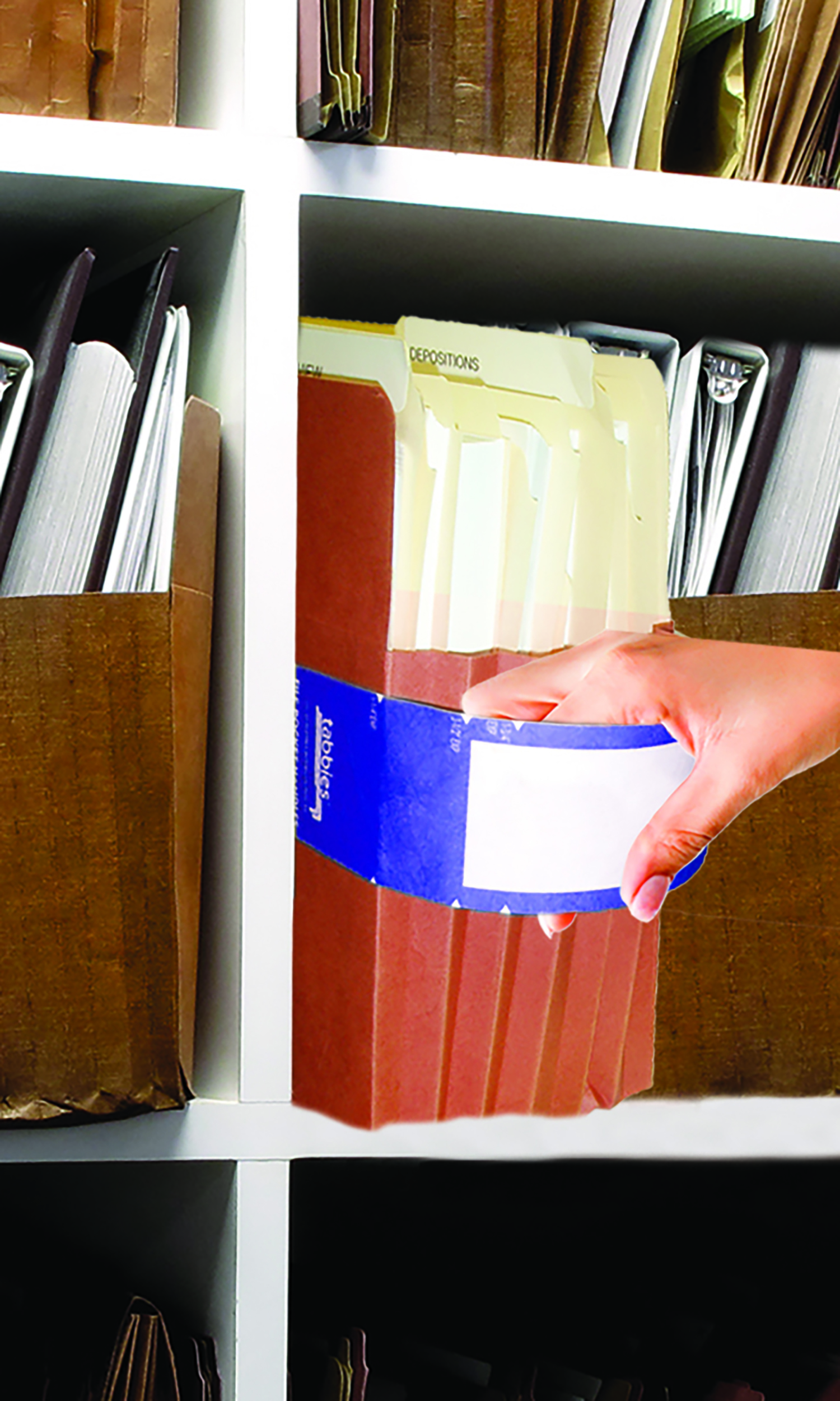 File Pocket Handles Assorted Colors 48/Pkg - 5Pkgs/Box - FilingSupplies
