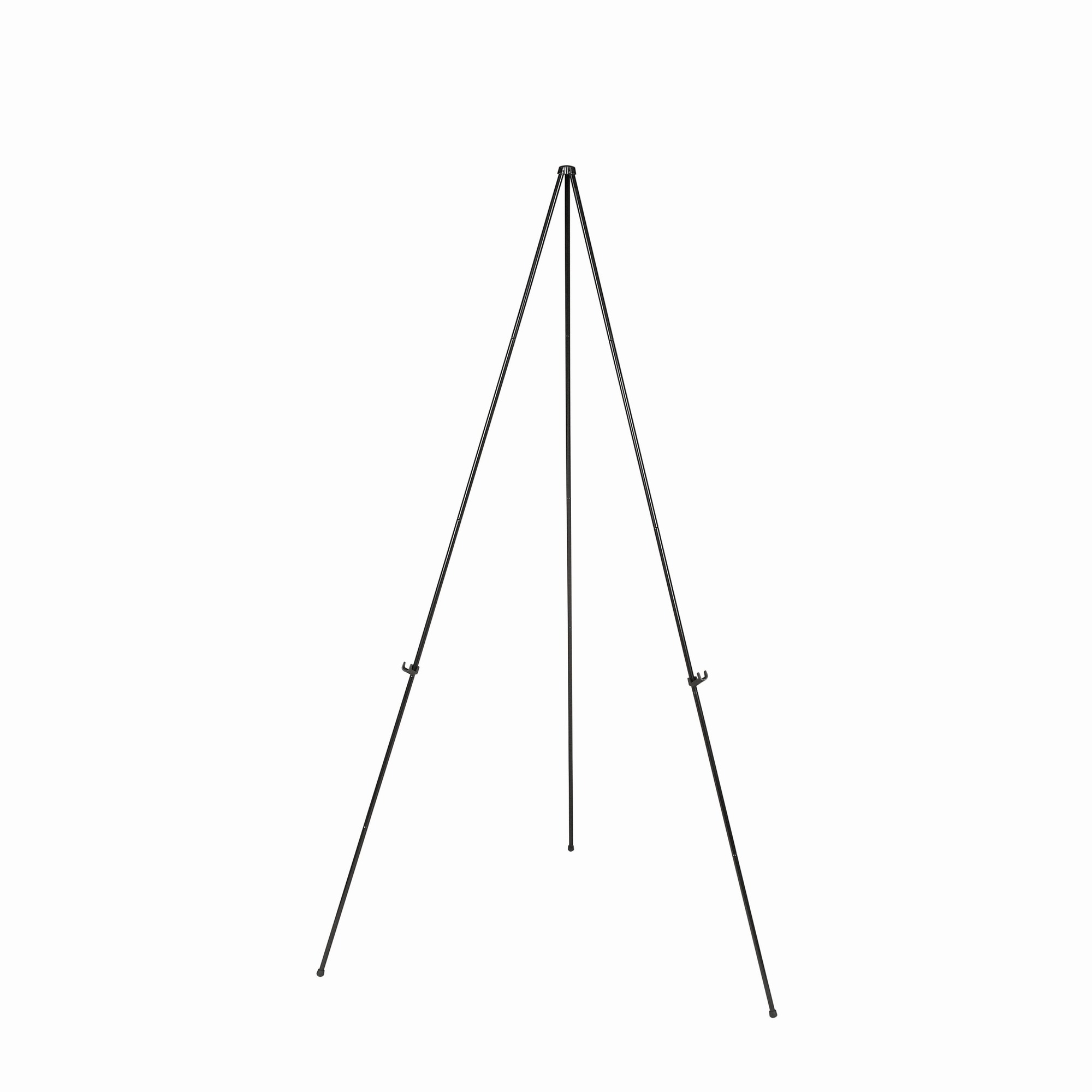 Black Lightweight Display Easel - Portable, Collapsible Steel Design