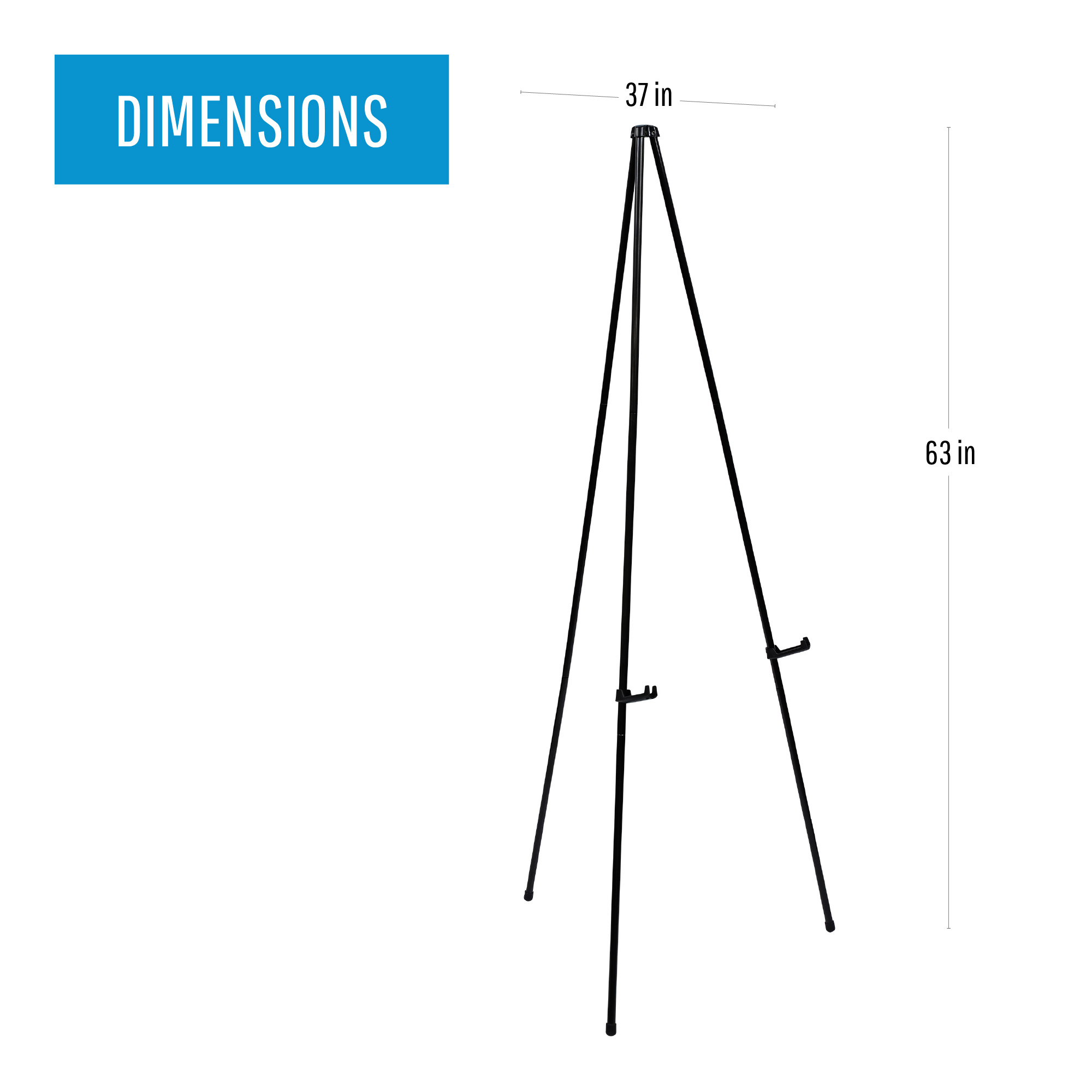 Instant Display Easel - Compact, Portable Design for Easy Setup