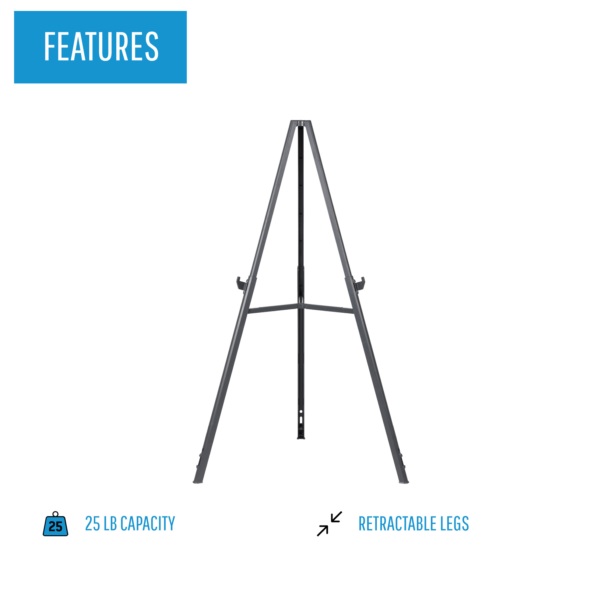 Quantum Display Easel - Lightweight, Portable, and Adjustable Design