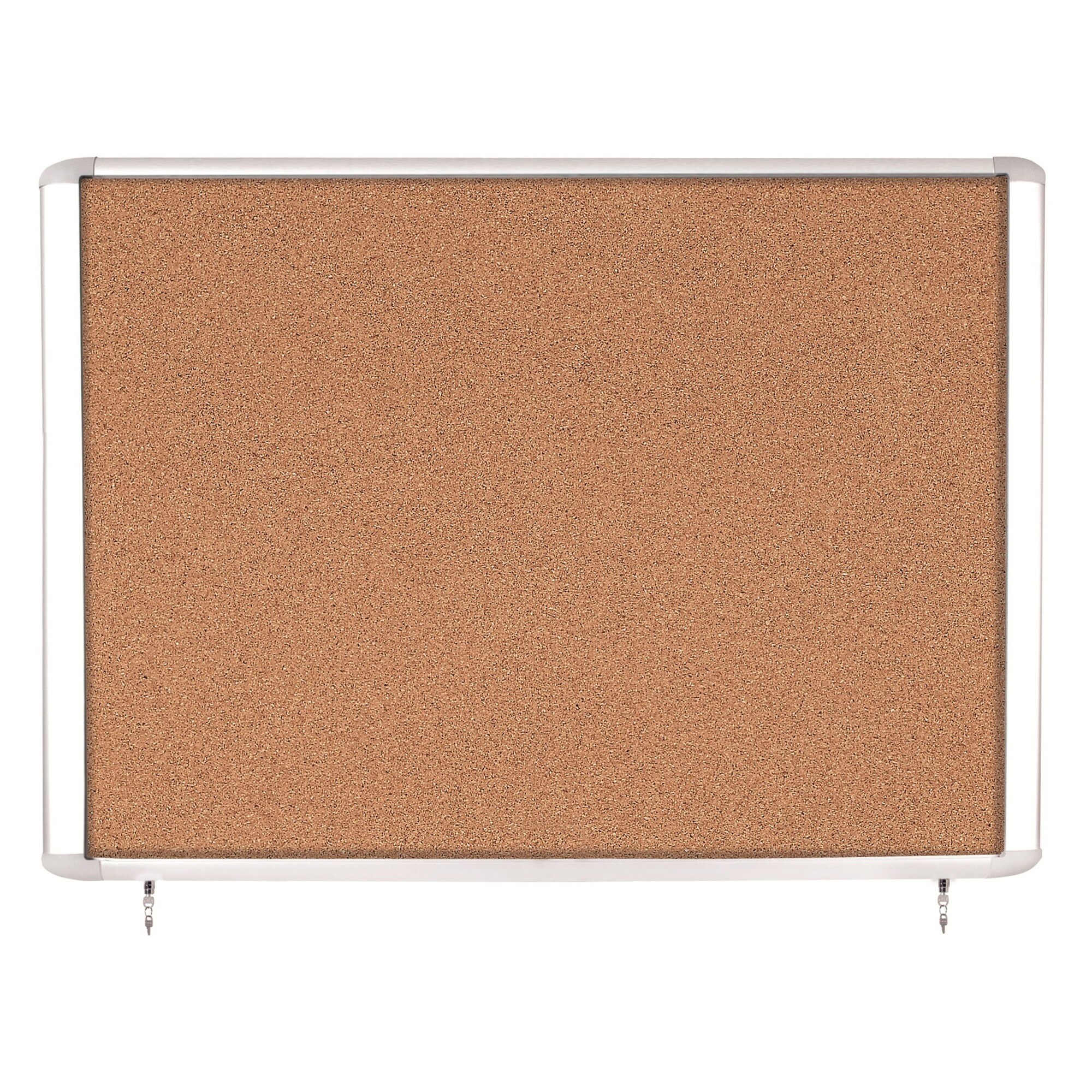 Weather Resistant Outdoor Cork Enclosed Bulletin Board