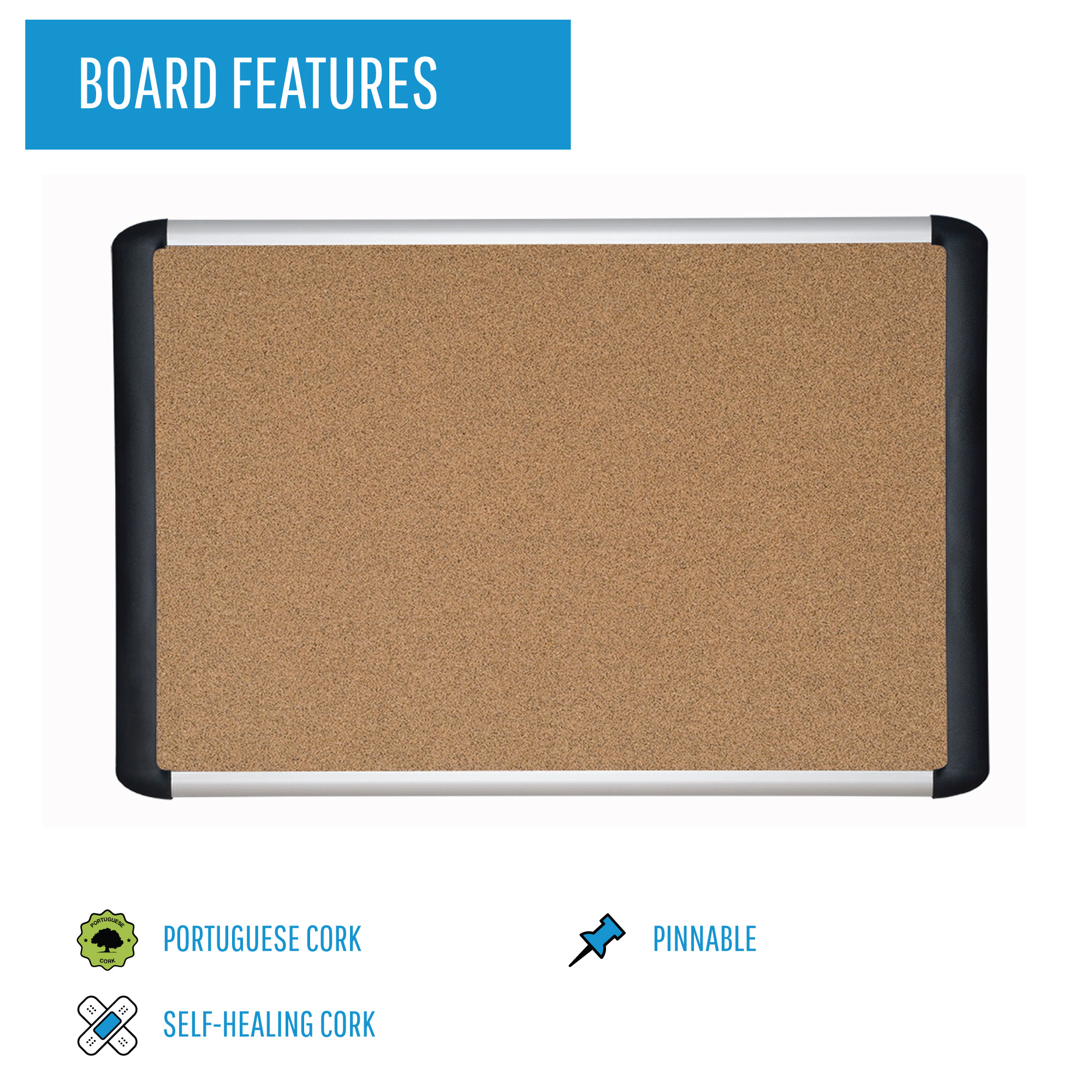 MVI Series Cork & Soft-Touch Boards - Modern, Functional Design