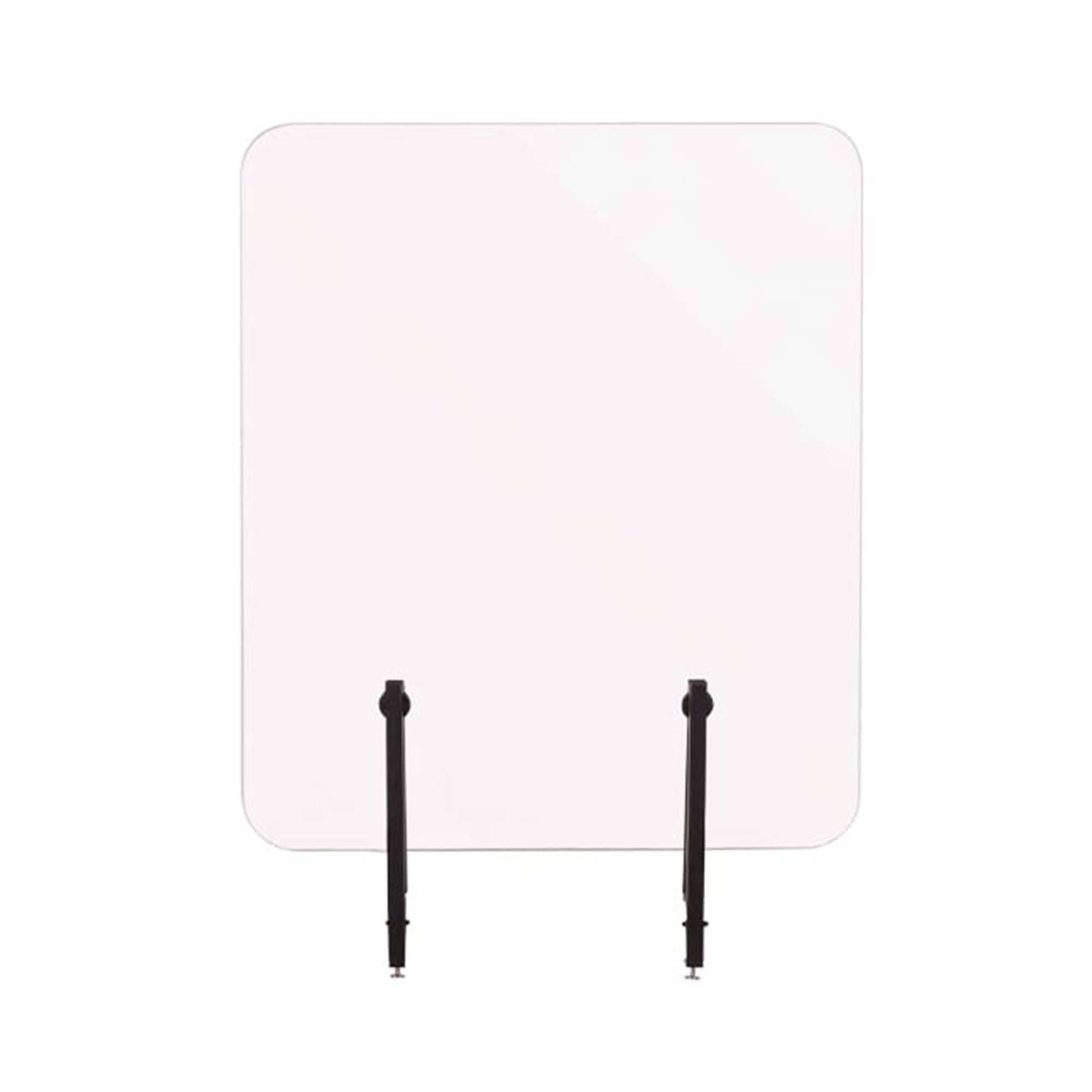 Frameless Glass Desktop Panel - Protective, Easy-Mount Design