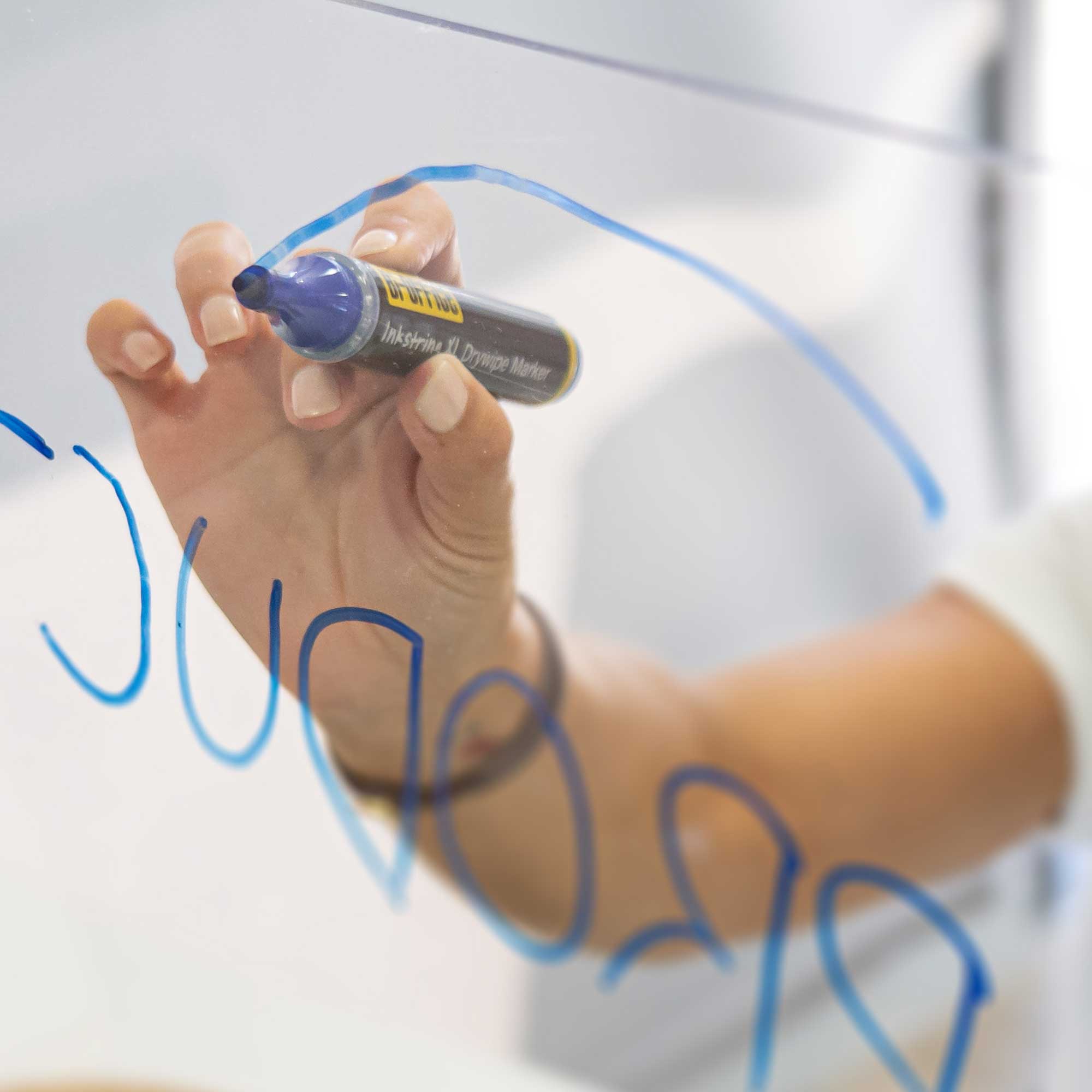 Frameless Glass Desktop Panel - Protective, Easy-Mount Design