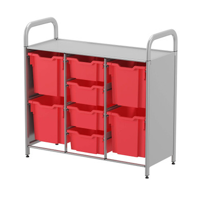 School Supply Bin Storage Shelving for Classrooms