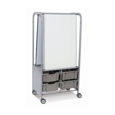 STEM Equipment Cart with Storage and Whiteboard