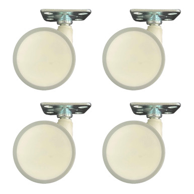 Locking Castor Set for Classroom and Office Furniture Mobility