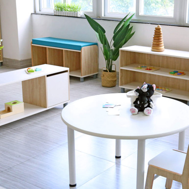 Toddler Storage Shelf with Open End Compartment for Easy Organization