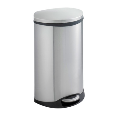 Ellipse Step On Trash Can with Soft Close Lid 7.5 and 12.5 Gallon