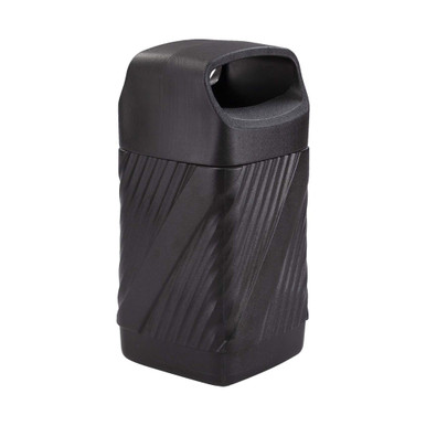 Twist Covered Top Trash Can with Dual Openings 32 Gallon