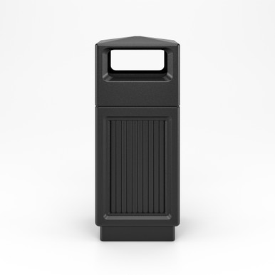 Compact Recessed Panel Trash Can with 15-Gallon Capacity